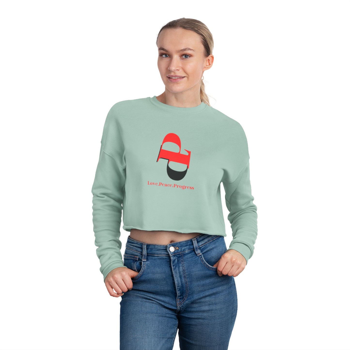 Women's Cropped Sweatshirt - Comfortable Fit, Versatile Style, Ideal for All Seasons Comfy Breathable Womenswear Smooth Fabric Everyday